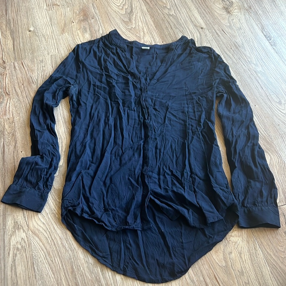 Navy blue blouse